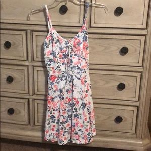 American Rag lace-up floral sundress